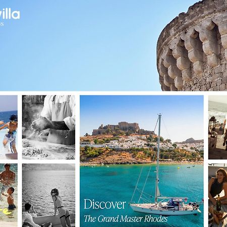 Pristine Seaview Villa , With 5-Star Resort Access Faliraki Eksteriør bilde