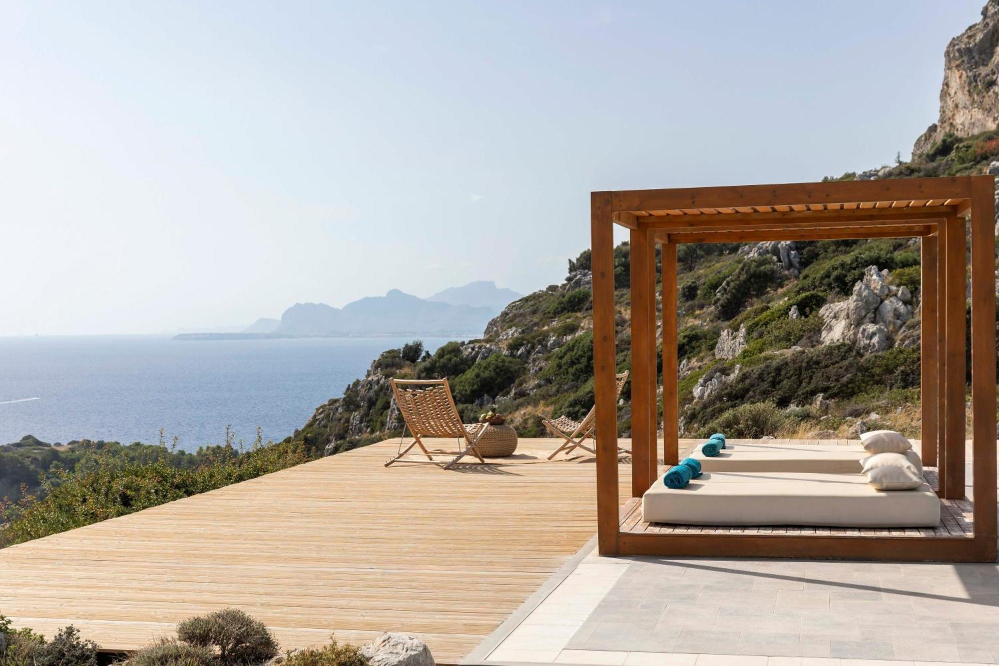 Pristine Seaview Villa , With 5-Star Resort Access Faliraki Eksteriør bilde